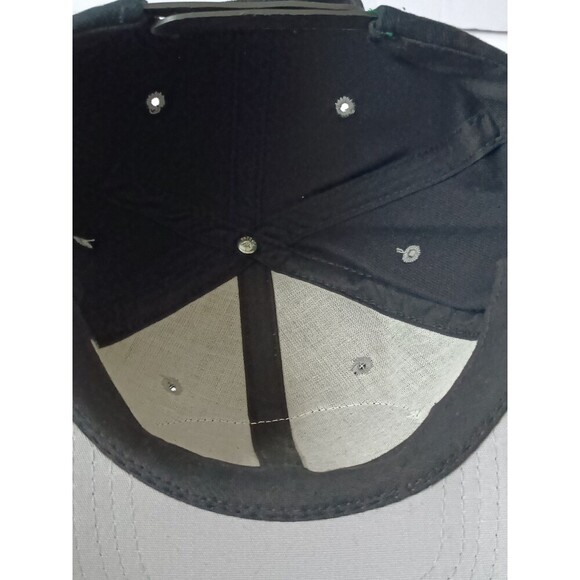 Vintage Oakland Raiders Nutmeg American Needle Snapback Hat Black Cap 90s - Picture 5 of 7